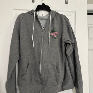 Long Trail Brewing VT zip up hoodie
